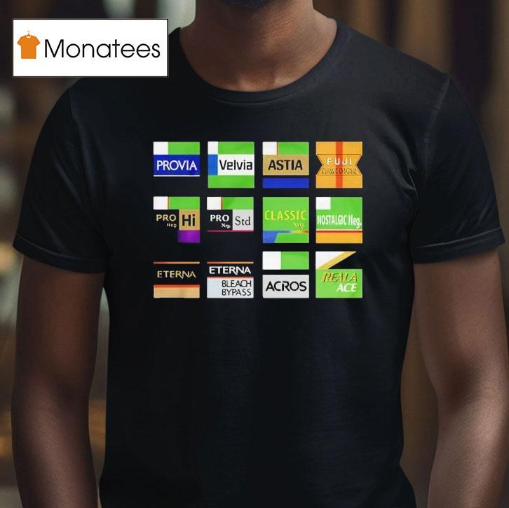 Fujifilm 20 Years Of Mch Film Simulations Shirt