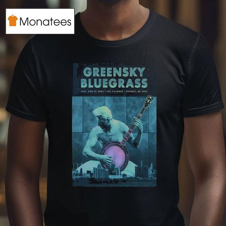 Greensky Bluegrass The Fillmore In Detroit Mi Aug 21 2025 Shirt