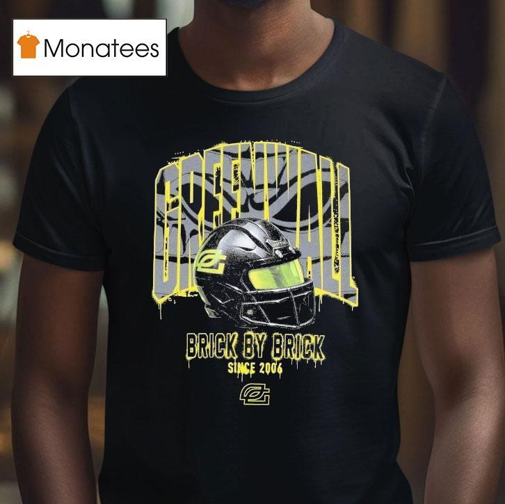 Greenwall Brick By Brick Since 2006 2025 Helmet Optic Day Shirt