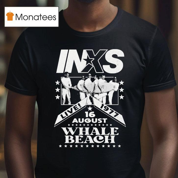 Inxs Whale Beach Live 1977 Flyer Shirt