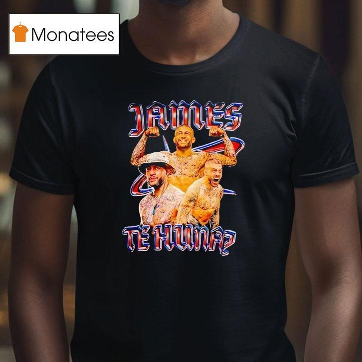 James Te Huna Mma Graphic Shirt