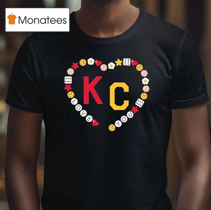 Kansas City Kc Love You Friendship Bracelet Shirt