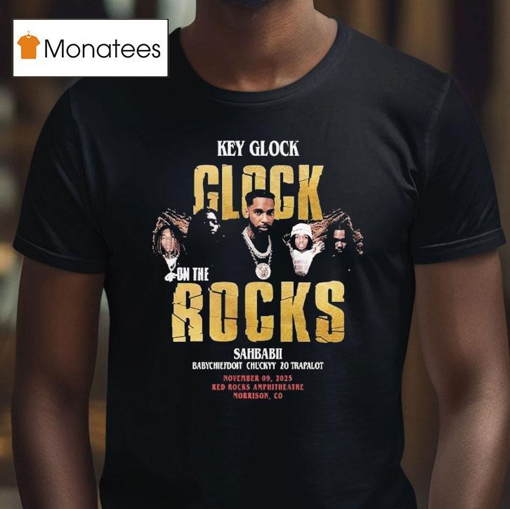 Key Glock On The Rock Show On November 9th 2025 At Red Rocks Park And Amphitheatre In Morrison Co Shirt