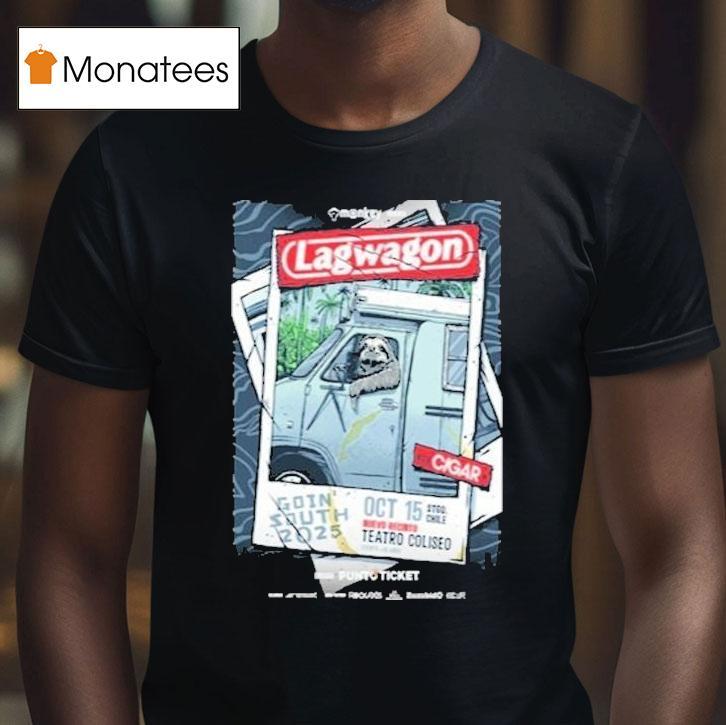 Lagwagon October 15 2025 Santiago De Chile Tour Shirt