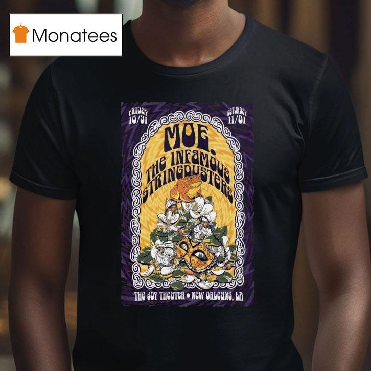 Moe The Joy Theater New Orleans, La Live Oct 31-nov 1 2025 Shirt