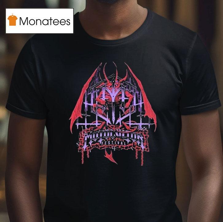 Motocultor Festival Winged Demon With Tour Dates In Carhaix-plouguer France On 14 15 16 17 August 2025 Shirt