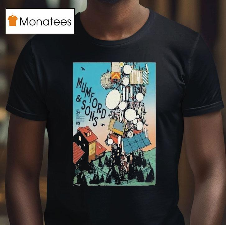 Mumford And Sons In Bonner Springs Ks On July 24 2025 Shirt