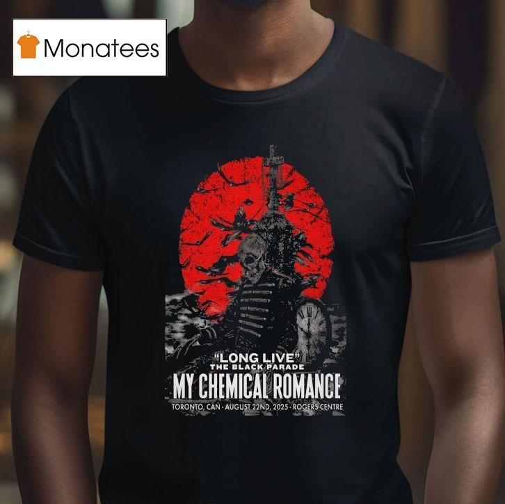 My Chemical Romance Long Live The Black Parade Toronto, On 08-22-2025 Skeleton Shirt
