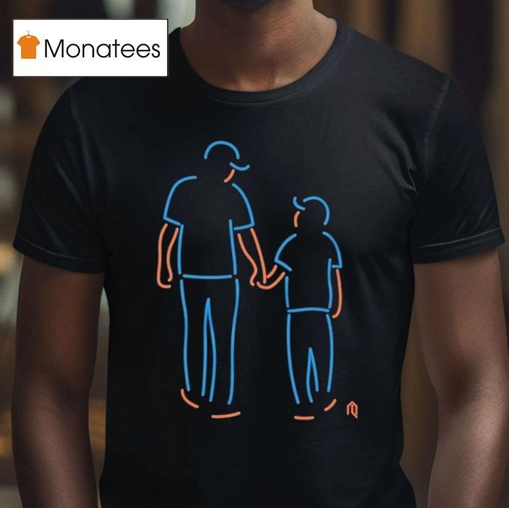 New York Mets Father Son Neon Shirt