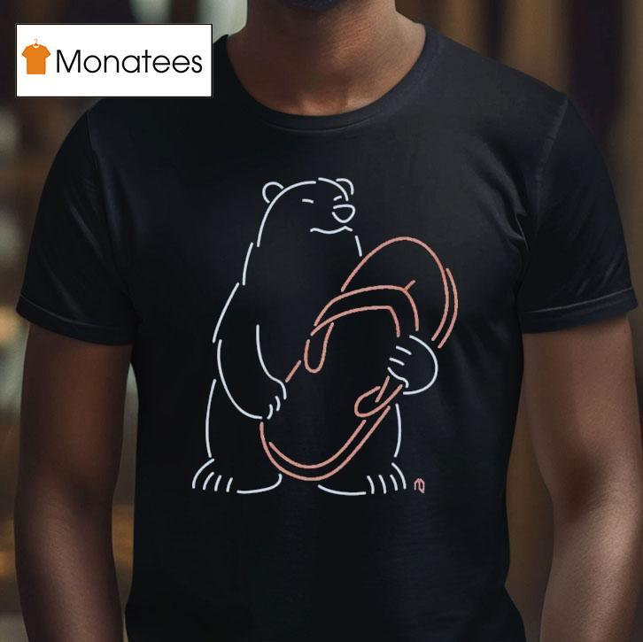 New York Mets Polar Bear Chancla Neon Shirt