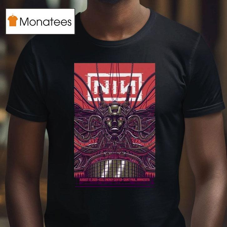 Nine Inch Nails Tour Saint Paul, Minnesota 08.17.2025 Shirt