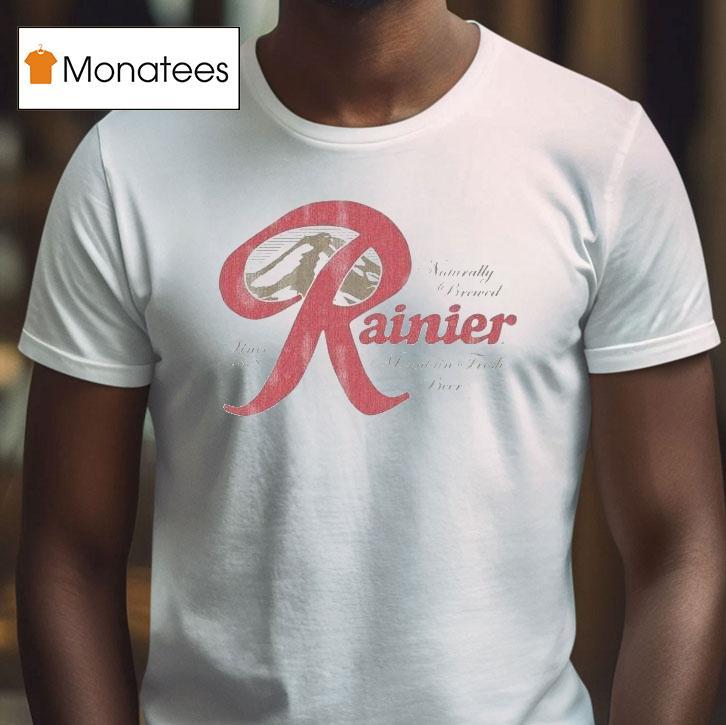 Rainier Beer Naturally Brewed Logo Shirt