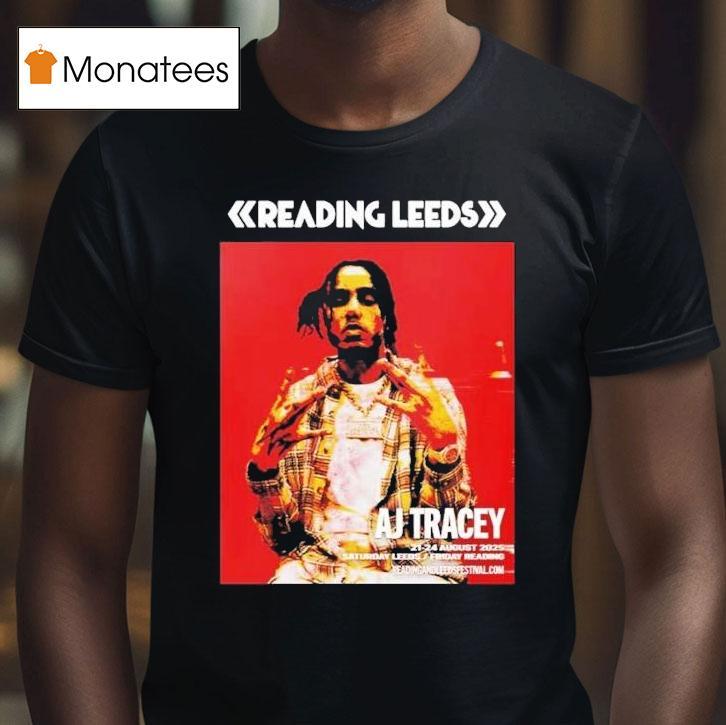 Reading And Leeds Festival 2025 On August 21 To August 24 Aj Tracey For England Friday Reading And Saturday Leeds Shirt