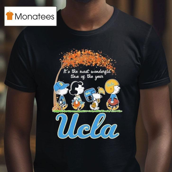 Snoopy The Peanuts Ucla Bruins It's The Most Wonderful Time Of The Year Shirt