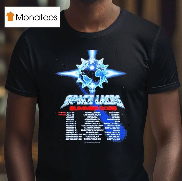 Space Laces Summer 2025 Tour Dates Shirt