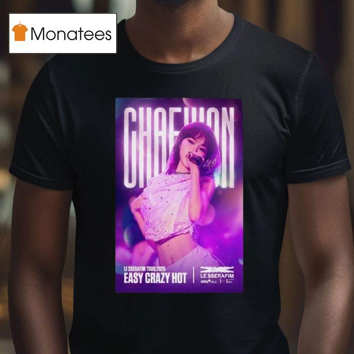 Sserafim Easy Crazy Hot Le Sserafim Tour 2025 Shirt
