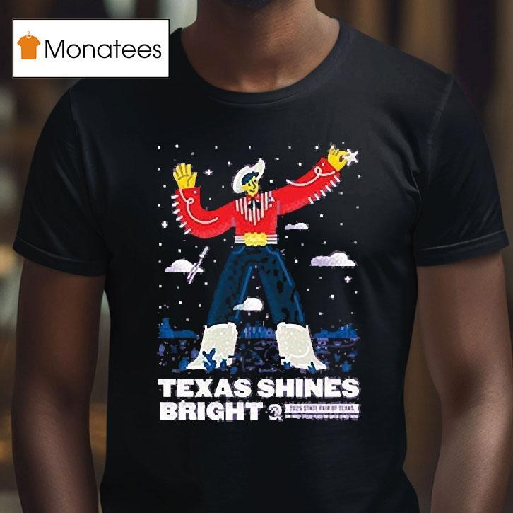 State Fair Of Texas 2025 Commemorative Art Texas Shines Bright Shirt