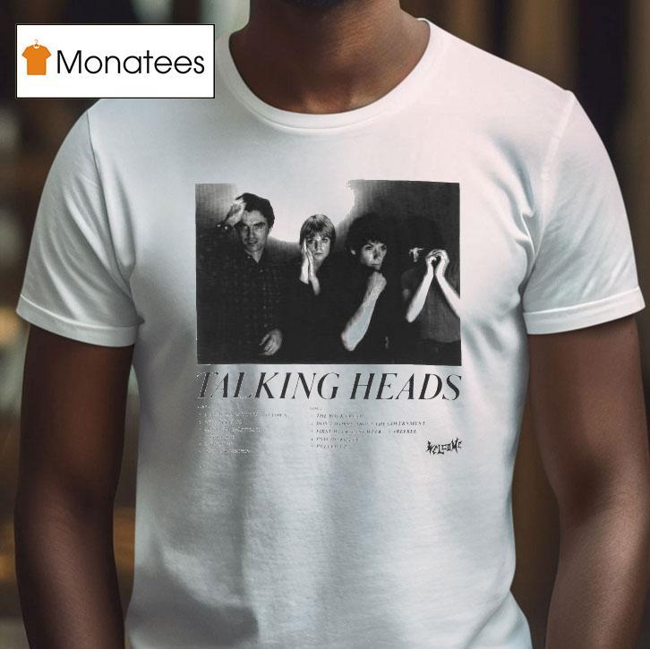 Talking Heads X Welcome Track List Shirt