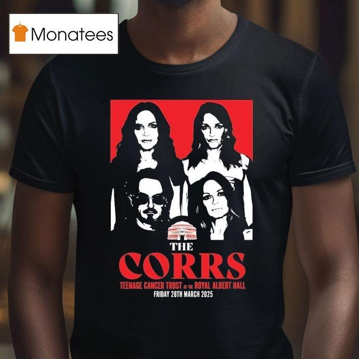 The Corrs Nage Cancer Trust At The Royal Albert Hall Friday 28th March 2025 Shirt