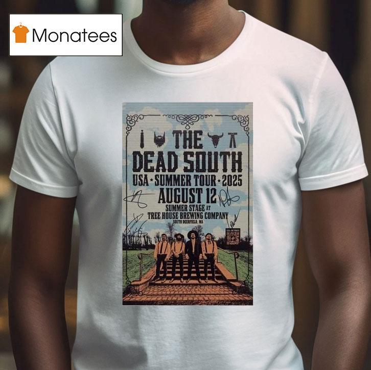 The Dead South Usa Summer Stage Tree House Brewing Company Tour Sept 2025 Shirt
