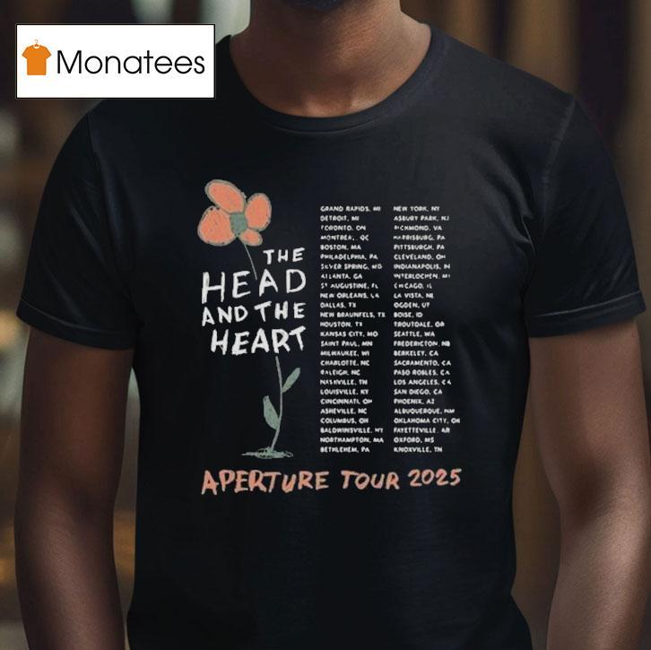 The Head And The Heart Aperture Tour 2025 Dates Shirt