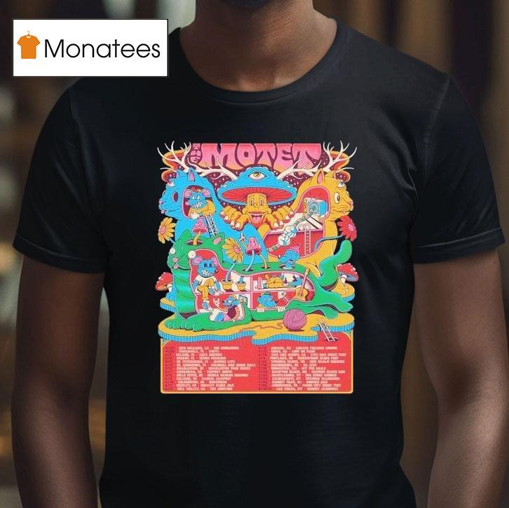 The Motet Summer Tour 2025 North American Cities Dates Shirt