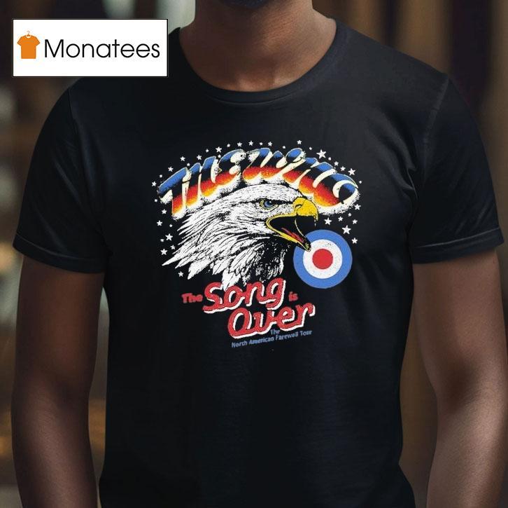 The Who The Song Is Over North America 2025 Farewell Tour Eagle Shirt