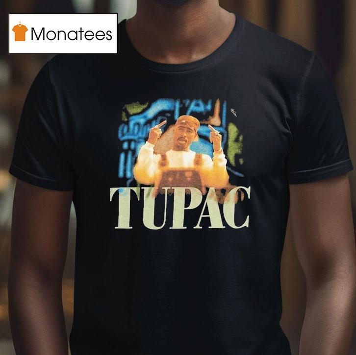 Tupac Shakur Middle Fingers Shirt