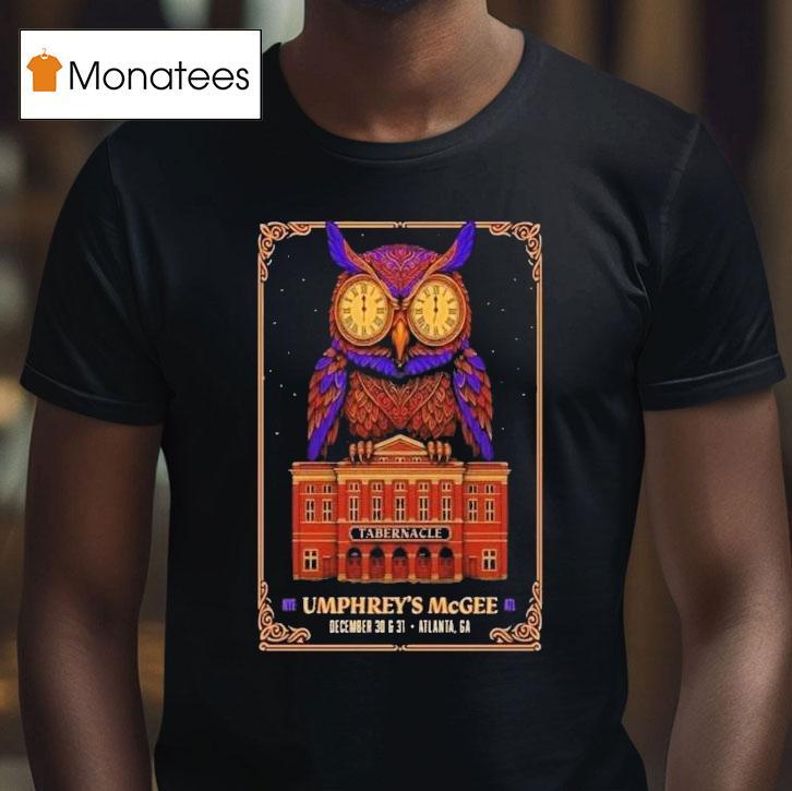 Umphrey's Mcgee Dec 30-31 2025 Atlanta Ga Tour Shirt