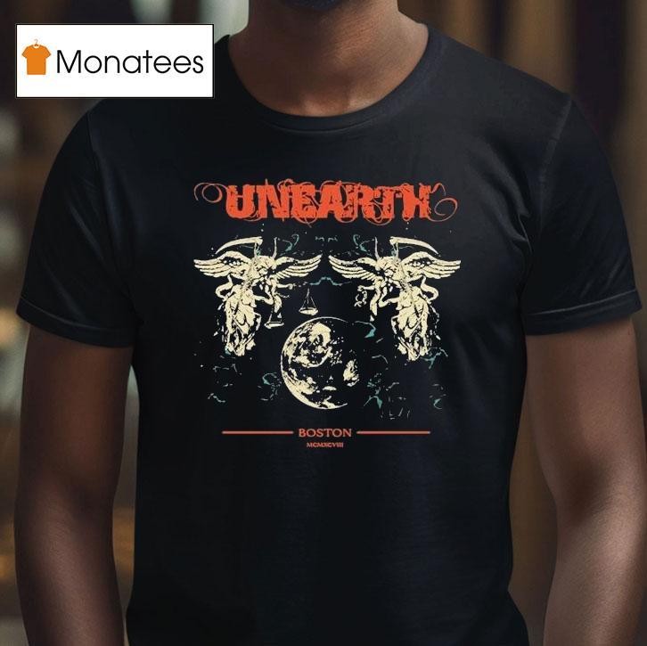 Unearth Boston Spring Tour 2025 Dates Shirt