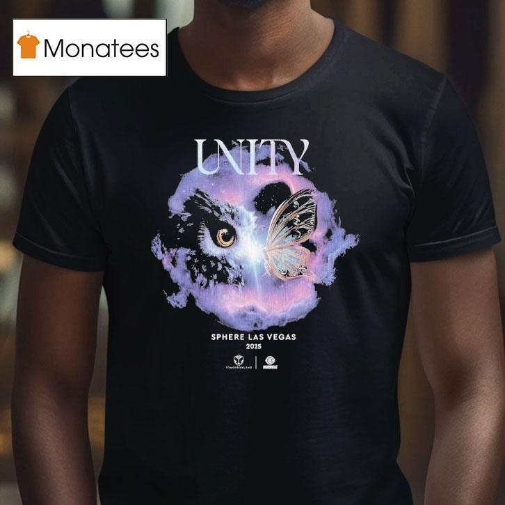 Unity Sphere Las Vegas 2025 Owl Butterfly Shirt