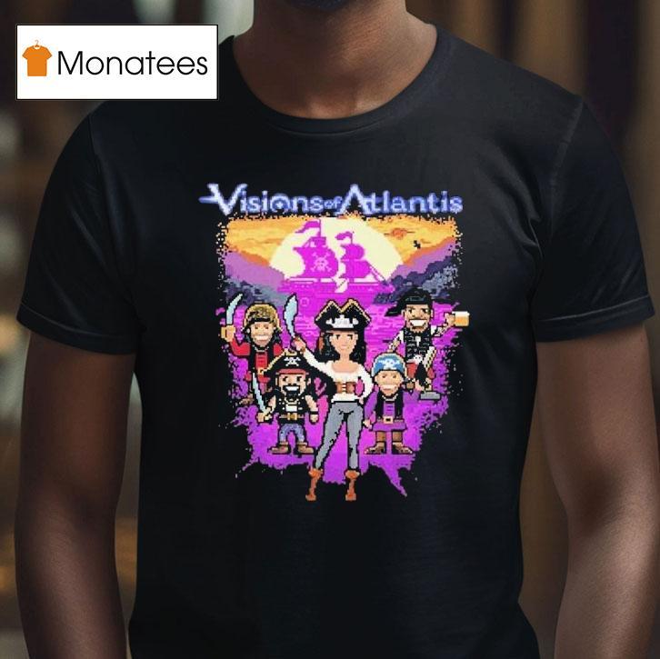 Visions Of Atlantis 8bit Party Pirates Shirt
