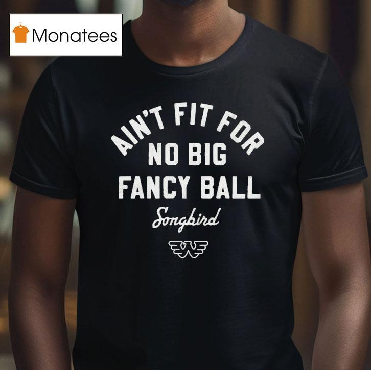 Waylon Jennings Ain't For For No Big Fancy Ball Sonbird Cowboy Shirt