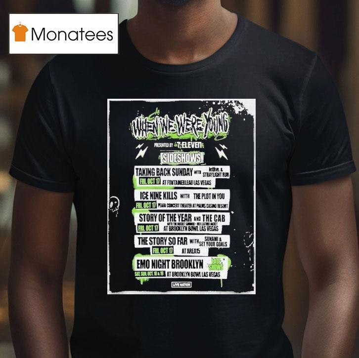 When We Were Young Festival Live Nation The Wwwyfest 2025 Sideshows Shirt