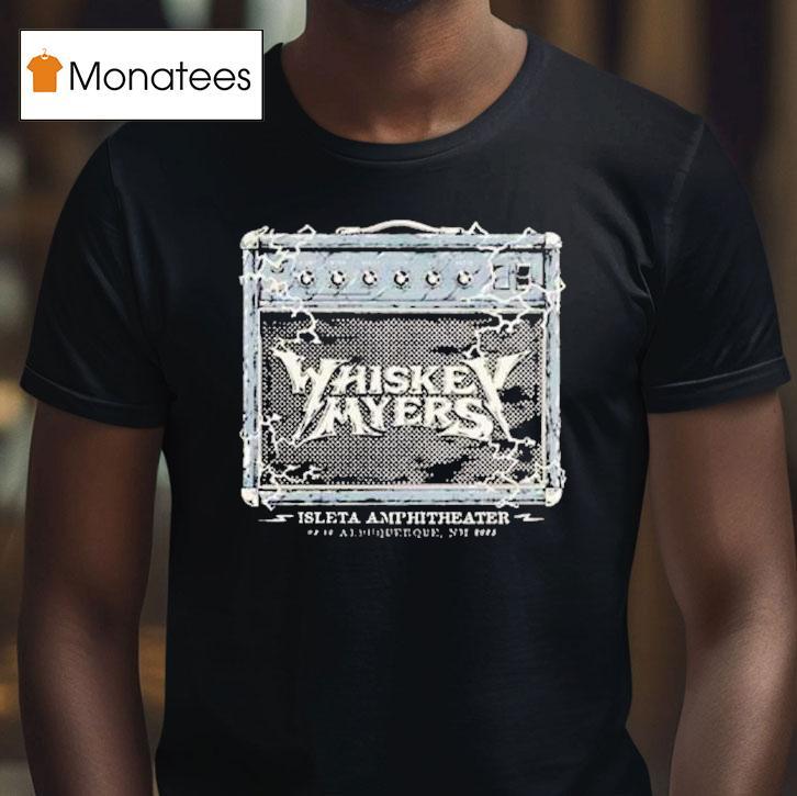 Whiskey Myers August 19 2025 Albuquerque, Nm Tour Shirt