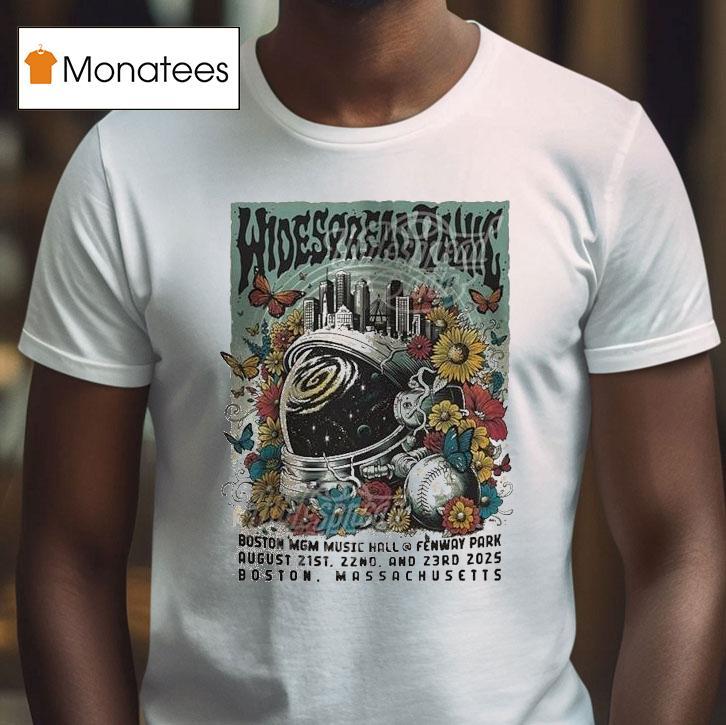 Widespread Panic Tour Dates In Boston Massachusetts On August 21 22 23 2025 Colorful Astronaut And Butterfly Shirt