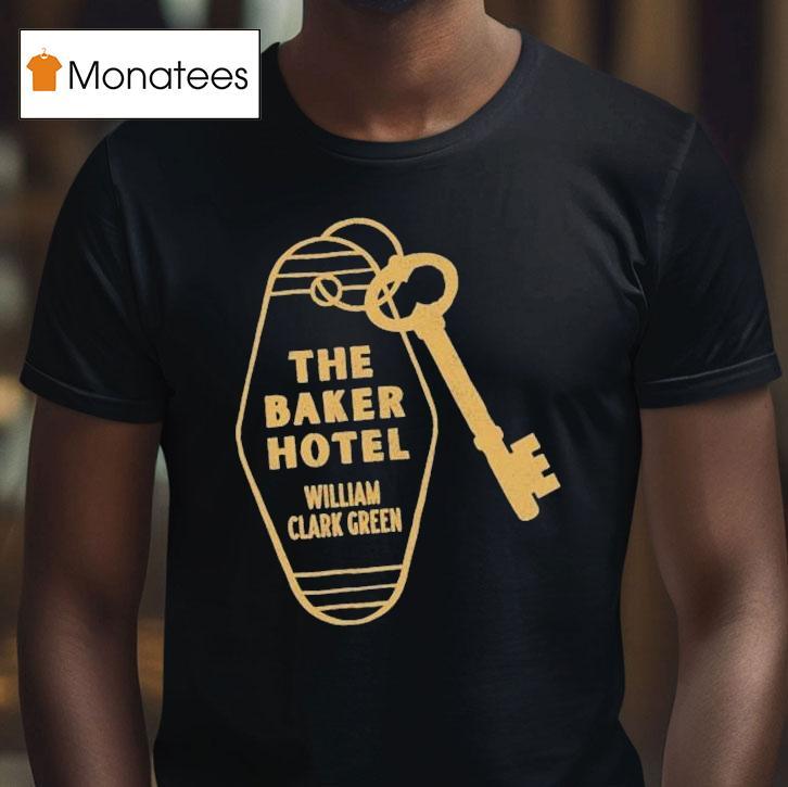 William Clark Green The Baker Hotel Skeleton Key Tour Shirt