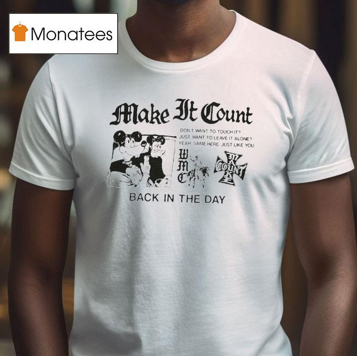 Wmc Make It Count Back In The Day Mouse Friends Shirt