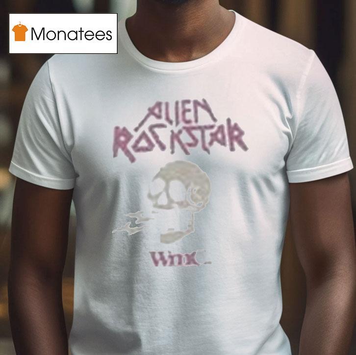Wmc X Jooyeon Alien Rockstar Skull Shirt