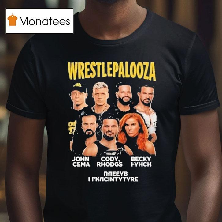 Wwe Wrestlepalooza 2025 John Cena Cody Rhodgs And Becky Lynch Final Indianapolis Shirt
